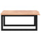 vidaXL Basin Shelf Wall Mounted Steel and Solid Wood Oak
