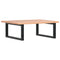 vidaXL Basin Shelf Wall Mounted Steel and Solid Wood Oak