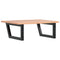 vidaXL Basin Shelf Wall Mounted Steel and Solid Wood Oak