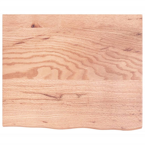 vidaXL Basin Shelf Wall Mounted Steel and Solid Wood Oak