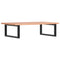 vidaXL Basin Shelf Wall Mounted Steel and Solid Wood Oak