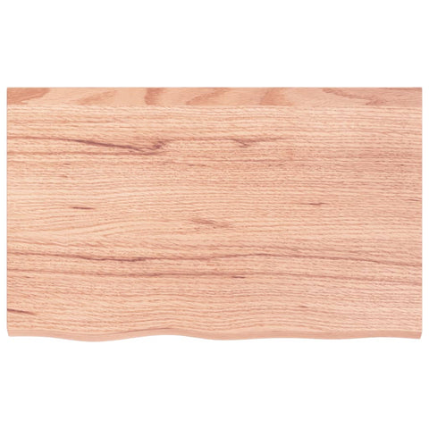 vidaXL Basin Shelf Wall Mounted Steel and Solid Wood Oak