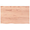 vidaXL Basin Shelf Wall Mounted Steel and Solid Wood Oak