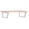 vidaXL Basin Shelf Wall Mounted Steel and Solid Wood Oak
