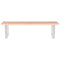 vidaXL Basin Shelf Wall Mounted Steel and Solid Wood Oak