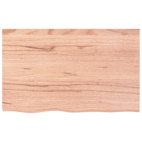 vidaXL Basin Shelf Wall Mounted Steel and Solid Wood Oak
