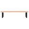 vidaXL Basin Shelf Wall Mounted Steel and Solid Wood Oak