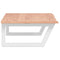 vidaXL Basin Shelf Wall Mounted Steel and Solid Wood Oak