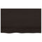 vidaXL Basin Shelf Wall Mounted Steel and Solid Wood Oak