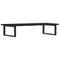 vidaXL Basin Shelf Wall Mounted Steel and Solid Wood Oak
