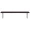vidaXL Basin Shelf Wall Mounted Steel and Solid Wood Oak