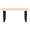 vidaXL Basin Shelf Wall Mounted Steel and Solid Wood Oak