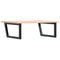 vidaXL Basin Shelf Wall Mounted Steel and Solid Wood Oak