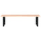 vidaXL Basin Shelf Wall Mounted Steel and Solid Wood Oak
