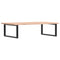 vidaXL Basin Shelf Wall Mounted Steel and Solid Wood Oak
