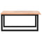 vidaXL Basin Shelf Wall Mounted Steel and Solid Wood Oak