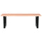 vidaXL Basin Shelf Wall Mounted Steel and Solid Wood Oak