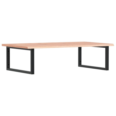 vidaXL Basin Shelf Wall Mounted Steel and Solid Wood Oak