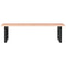 vidaXL Basin Shelf Wall Mounted Steel and Solid Wood Oak