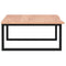 vidaXL Basin Shelf Wall Mounted Steel and Solid Wood Oak