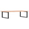 vidaXL Basin Shelf Wall Mounted Steel and Solid Wood Oak