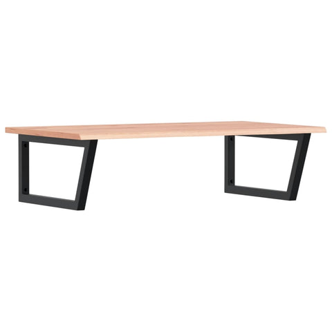 vidaXL Basin Shelf Wall Mounted Steel and Solid Wood Oak