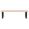 vidaXL Basin Shelf Wall Mounted Steel and Solid Wood Oak