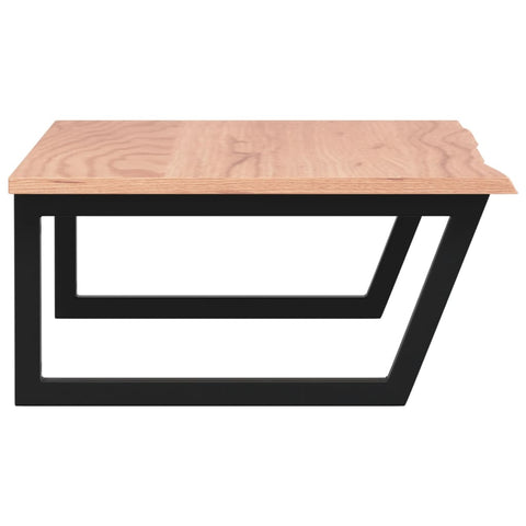 vidaXL Basin Shelf Wall Mounted Steel and Solid Wood Oak