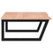 vidaXL Basin Shelf Wall Mounted Steel and Solid Wood Oak