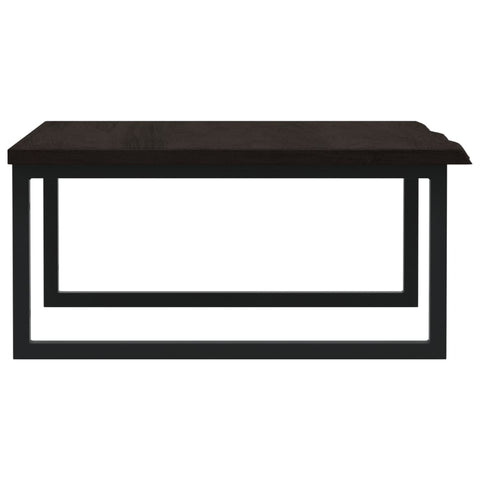 vidaXL Basin Shelf Wall Mounted Steel and Solid Wood Oak