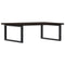 vidaXL Basin Shelf Wall Mounted Steel and Solid Wood Oak