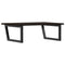 vidaXL Basin Shelf Wall Mounted Steel and Solid Wood Oak