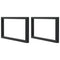 vidaXL Basin Shelf Wall Mounted Steel and Solid Wood Oak
