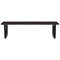 vidaXL Basin Shelf Wall Mounted Steel and Solid Wood Oak