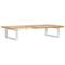vidaXL Basin Shelf Wall Mounted Steel and Solid Wood Acacia