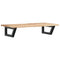 vidaXL Basin Shelf Wall Mounted Steel and Solid Wood Acacia