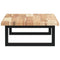 vidaXL Basin Shelf Wall Mounted Steel and Solid Wood Acacia