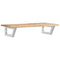 vidaXL Basin Shelf Wall Mounted Steel and Solid Wood Acacia