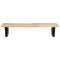 vidaXL Basin Shelf Wall Mounted Steel and Solid Wood Acacia