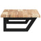 vidaXL Basin Shelf Wall Mounted Steel and Solid Wood Acacia
