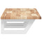 vidaXL Basin Shelf Wall Mounted Steel and Solid Wood Acacia
