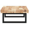 vidaXL Basin Shelf Wall Mounted Steel and Solid Wood Acacia
