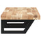vidaXL Basin Shelf Wall Mounted Steel and Solid Wood Acacia