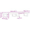 vidaXL Basin Shelf Wall Mounted Steel and Solid Wood Acacia