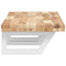 vidaXL Basin Shelf Wall Mounted Steel and Solid Wood Acacia