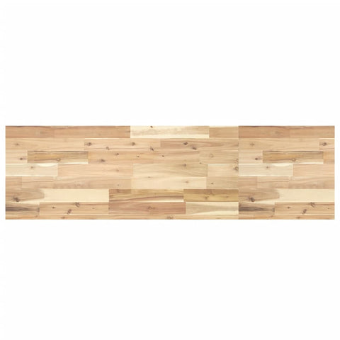 vidaXL Basin Shelf Wall Mounted Steel and Solid Wood Acacia