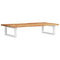 vidaXL Basin Shelf Wall Mounted Steel and Solid Wood Acacia