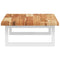 vidaXL Basin Shelf Wall Mounted Steel and Solid Wood Acacia