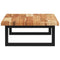 vidaXL Basin Shelf Wall Mounted Steel and Solid Wood Acacia