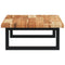 vidaXL Basin Shelf Wall Mounted Steel and Solid Wood Acacia